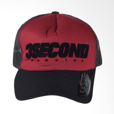 3SECOND Hat 1608 Topi Pria - Red 116081718