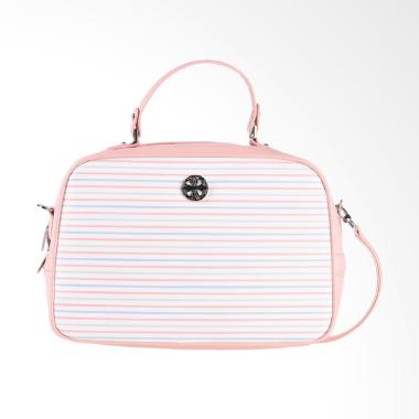 Lescatino Mikella Duffel Shoulder Bag Wanita - Peach Sape