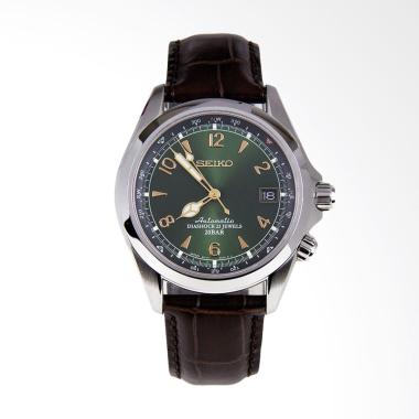 Seiko Automatic Alpinist Sapphire C ... ngan Pria - Brown SARB017