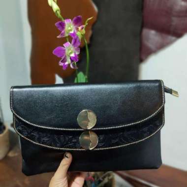 Tas Padang Bulan/TAS KULIT WANITA/TAS WANITA Hitam