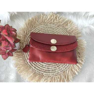 Tas Padang Bulan/TAS KULIT WANITA/TAS WANITA Merah