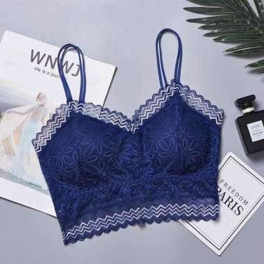 OEM ONE - P73 P74 BH / Bra Wanita Motif Bunga Tanpa Kawat Pakaian Dalam Wanita Sport Bra Senam Zumba