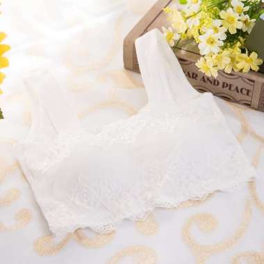 OEM ONE - P73 P74 BH / Bra Wanita Motif Bunga Tanpa Kawat Pakaian Dalam Wanita Sport Bra Senam Zumba