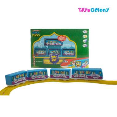 TOYSCOLONY MAINAN EDUKASI TRAIN AND TRACK ZAKY & ZUKO LAGU ISLAMI RKC09003-1
