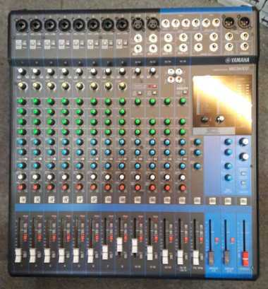 Mixer Yamaha MG-16Xu / MG16xu / MG 16xu Original Garansi Resmi Biru