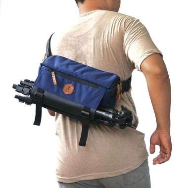 Tas kamera dslr mirorrless waistbag zano w1 Navy