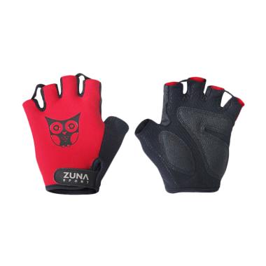 Zuna Sport Ladies Lady Owl Simple Cycling - Merah [S]