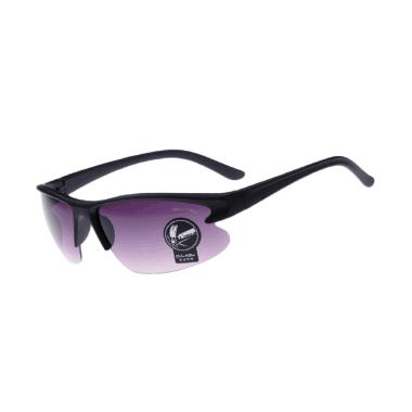 OULAIOU Anti UV Kacamata Sepeda - Black Grey 3106