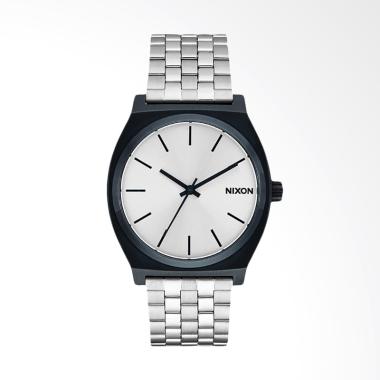 Nixon Time Teller Silver Dial Black ... an Pria - Silver A0451849