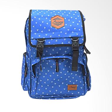 Aloco QB001 Travel Backpack Tas Ransel - Blue