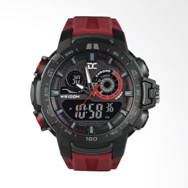 Digitec Jam Tangan Pria - Merah Ring Hitam DA-5003M-8762