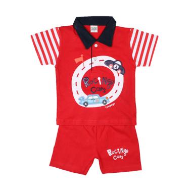 TOMPEGE TP-5977 Wangki Setelan Anak Laki-Laki - Merah