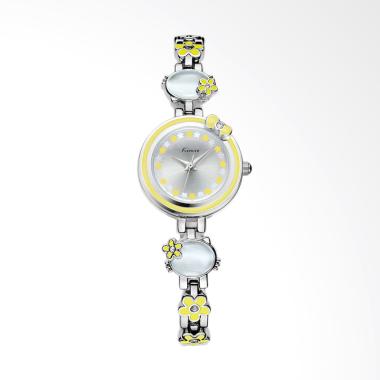 Kimio KW6012SY Luxury Casual Women's Watch Jam Tangan Wanita - Yellow