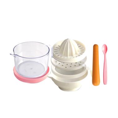 LustyBunny Food Processors Set Perlengkapan Makan Anak - Pink