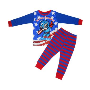 Junior Wardrobe Captain America Setelan Piyama Anak Laki-laki