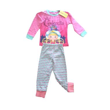 Junior Wardrobe JW Girls Pajamas Cinderella Setelan Baju Anak