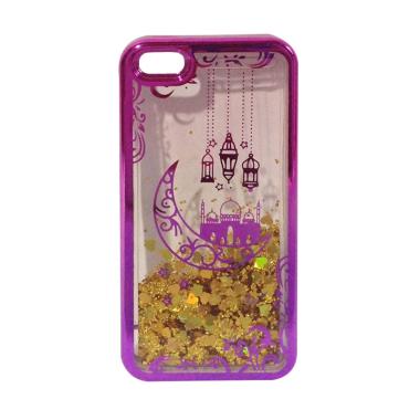 OEM Water Glitter Aquarium Motif Ru ... Phone 5 or 5s - Pink Gold