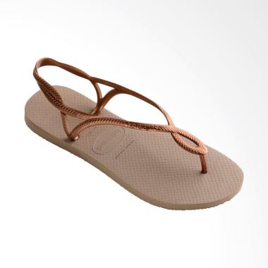 havaianas luna sandals olive rose gold
