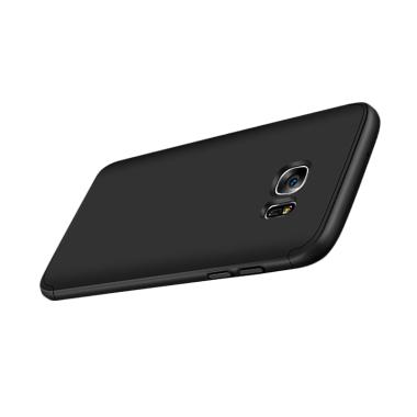 Samsung S7 Edge Full Cover Armor Baby Skin Hard Case - Hitam