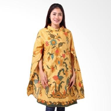 Batik Distro BA8816 Tunik Kaftan Blus Wanita - Kuning