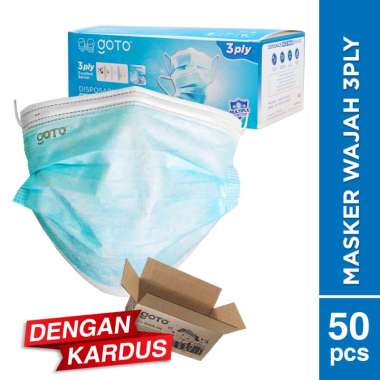 Masker Duckbill Hijab 3 Ply Warna warni Korea KF94 4 Ply 3D KN95 5 Ply 50pcs Biru Earloop