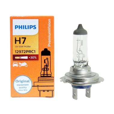 PHILIPS Premium Vision H7 Lampu Halogen Mobil Standard
