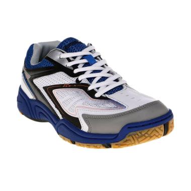 Eagle Cybertooth Sepatu Badminton Pria - Wht/R.Blue