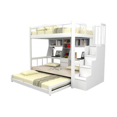 Funkids Nouva 01-120 TL Tempat Tidur Anak - White