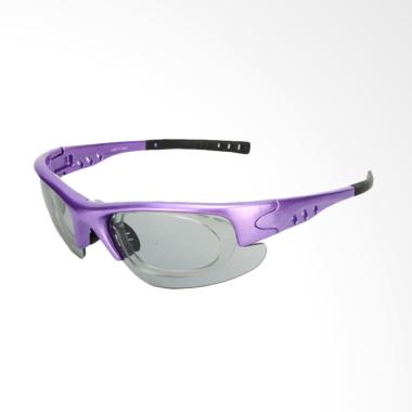 Eyewear Photochromic Lens Sports Sunglasses for Unisex - Violet