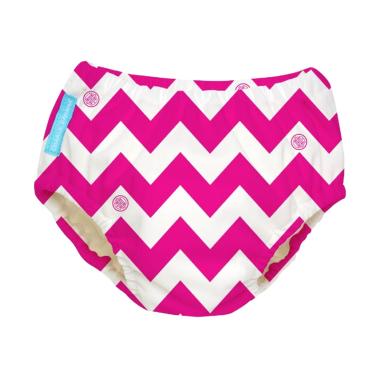 Charlie Banana 2 in 1 Training Pants + Swim Diaper - Pink Chevron