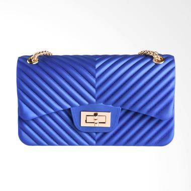 Biubiu Chevron Belle Big BCA 3 Sling Bag Wanita - Blue