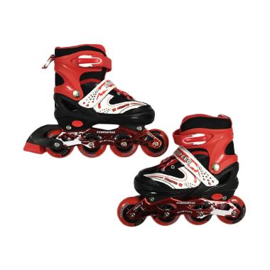 Allsportinggoods Power Speed Sepatu Roda - Merah [Size M/34-37 cm]