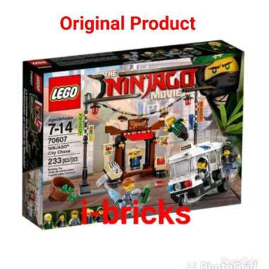 LEGO The Ninjago Movie 70607 Ninjago City Chase Mainan Blok & Puzzle Multicolor