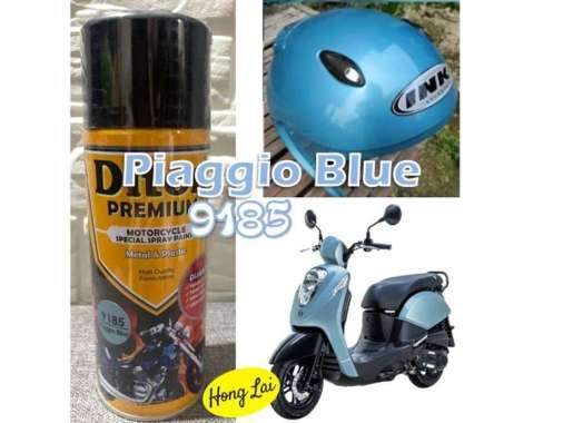 Cat Pilox DITON PREMIUM 9185 PIAGGIO BLUE 400cc biru telur asin muda