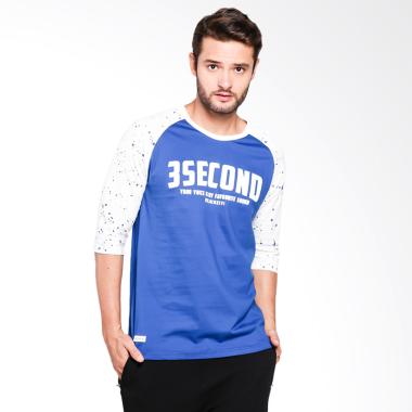 3Second Men Tshirt 8601 Kaos Pria - Cream [186011812]