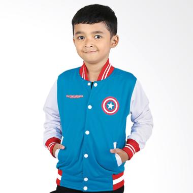 Catenzo Junior CJR CYI 162 Casual Jaket Anak Laki-laki - Biru