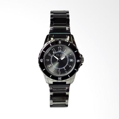 Elle EL231 Jam Tangan Wanita - Silver Black