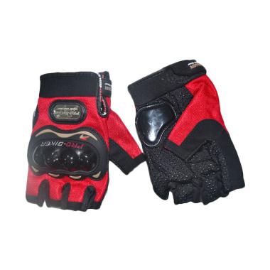 Probiker Pendek Sarung Tangan Motor - Merah