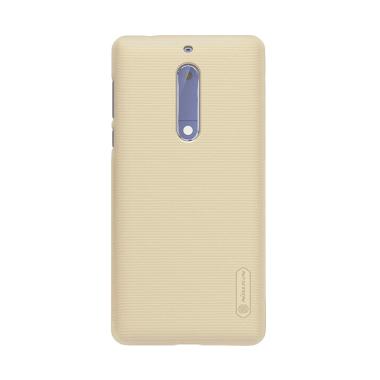 Nillkin Super Frosted Shield Hardcase Casing for Nokia 5 - Gold Gold