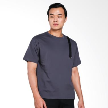 Papercut Men by Moral Ring T-Shirt Pria - Grey