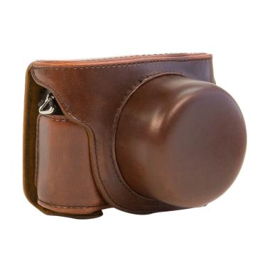 Nikon Leather Case for Kamera Mirrorless 1 J5 - Coklat Tua