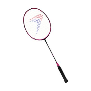 Flypower Thunderstorm Raket Badminton - Black Pink + Free Tas & Kaos