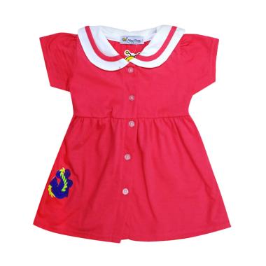 MacBear MacBee Kids Dory Sailor Baju Dress Anak - Pink
