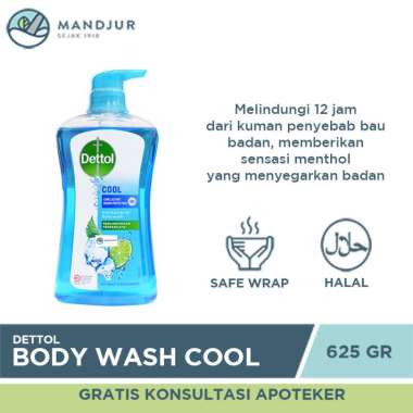 Promo Harga Dettol Body Wash Cool 625 ml - Blibli