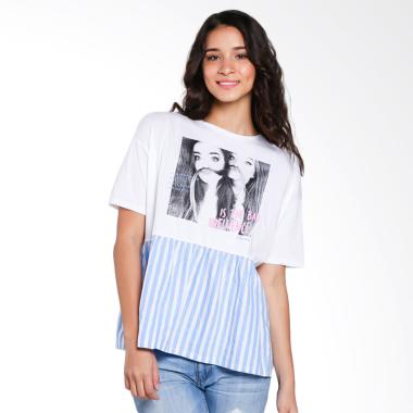 3SECOND Ladies 1012 T10121722 T-Shirt - Blue