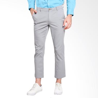 Pop.U Slim Chinos Celana Panjang Pria - Grey