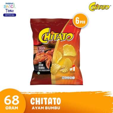 Promo Harga Chitato Snack Potato Chips Ayam Bumbu Spicy Chicken 68 gr - Blibli