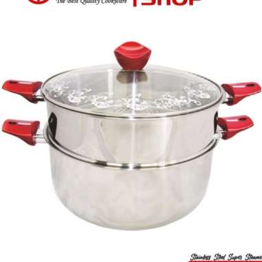 Supra Super Steamer - Emerald [2 Susun/ Ukuran 32 cm] STEAMER 2 -32 + BUBBLE