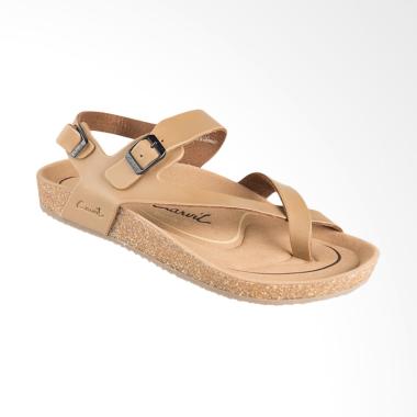Carvil Falkland-06 M Man Sandal Footbed - Stone