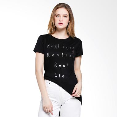 Miyoshi Jeans MY17BL014 Flatknit Blouse Wanita - Black